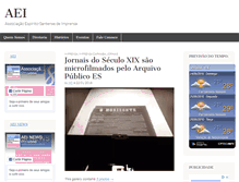 Tablet Screenshot of imprensacapixaba.org.br